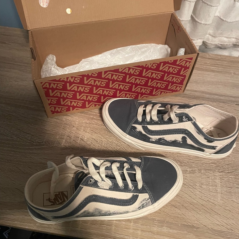 Vans Blue and White Sneakers